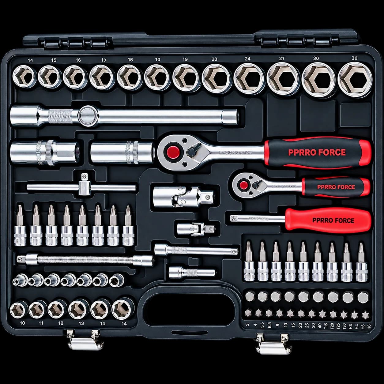 PPRRO Force 82pcs Professional Tool Set thumbnail 2