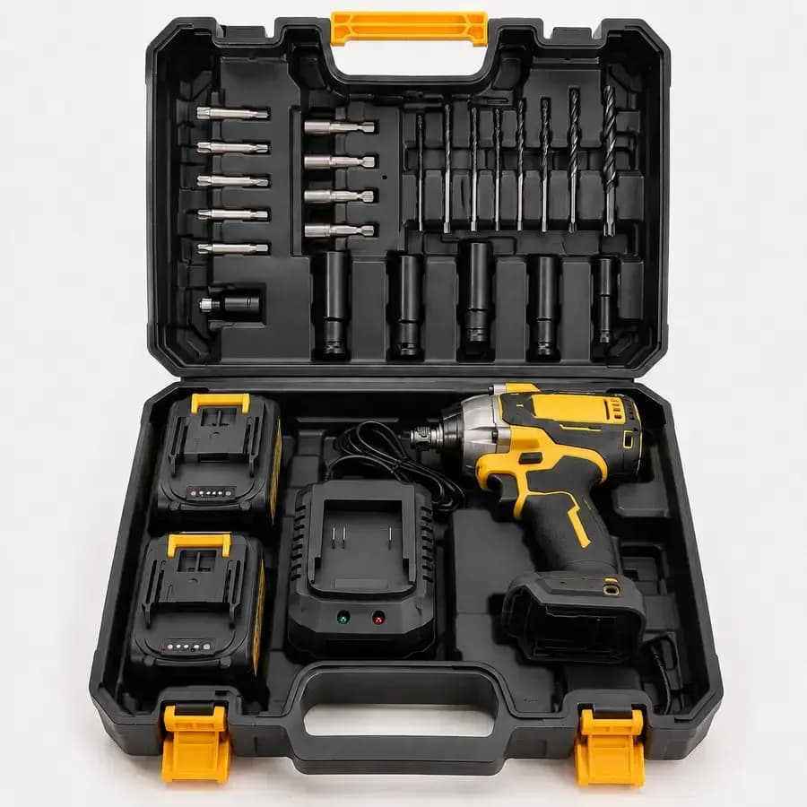 Brushless Cordless Impact Wrench Kit, 2 Batteries thumbnail 3