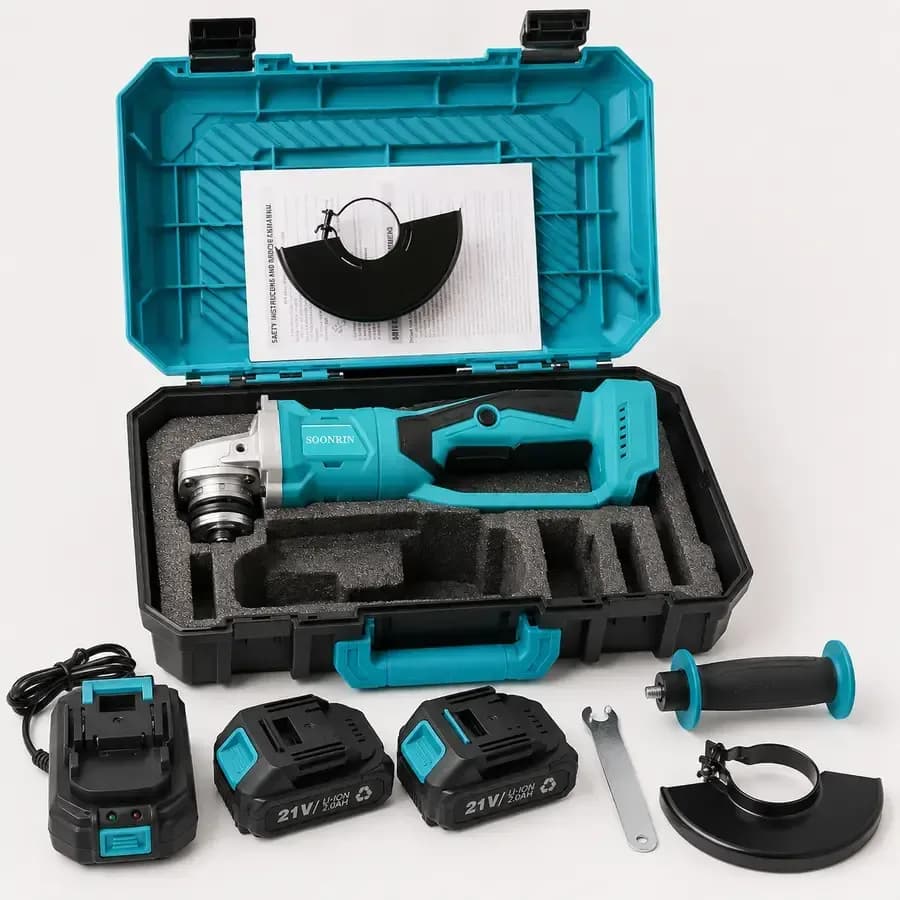 SOONRIN Cordless Angle Grinder 21V, 125mm thumbnail 5