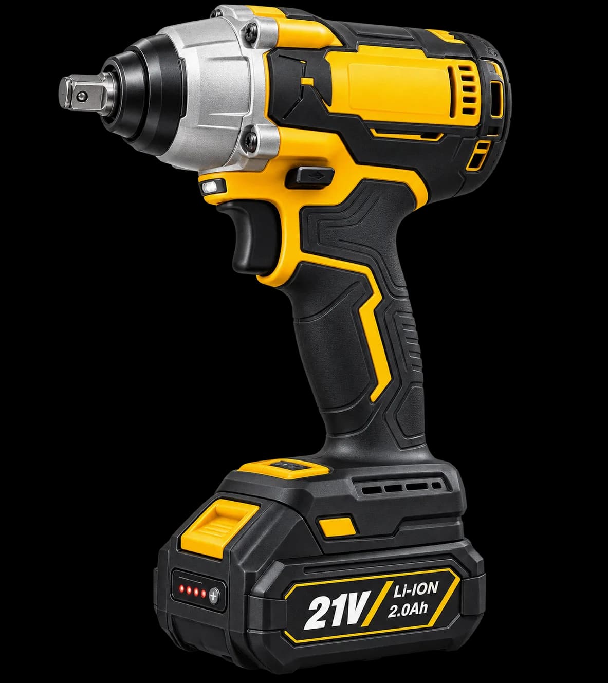 Brushless Cordless Impact Wrench Kit, 2 Batteries