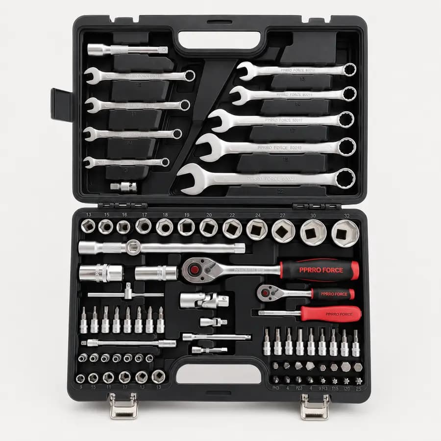 PPRRO Force 82pcs Professional Tool Set